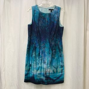 Fun, colorful, artsy sheath dress